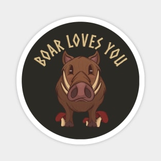 Valheim Boar Loves You Magnet